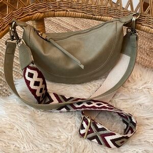 Anthropologie Mini Luna Crossbody Bag.